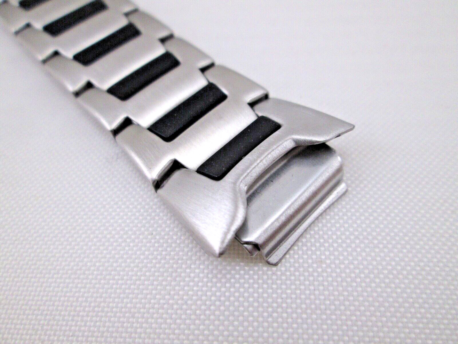 Genuine Timex Ironman T53952 men’s 16mm lug size stainless steel watch band NOS