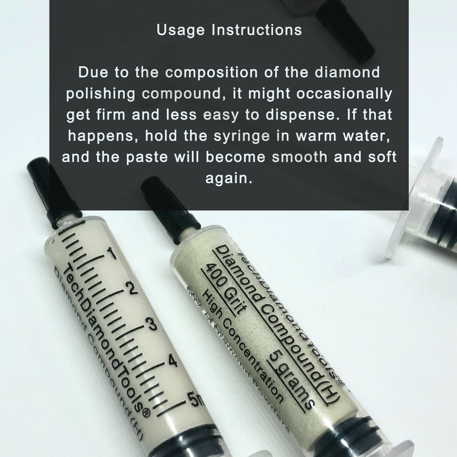 Diamond Paste Compound Polishing Lapidary 5 Gram, 200,000 to 400 Grit (M)