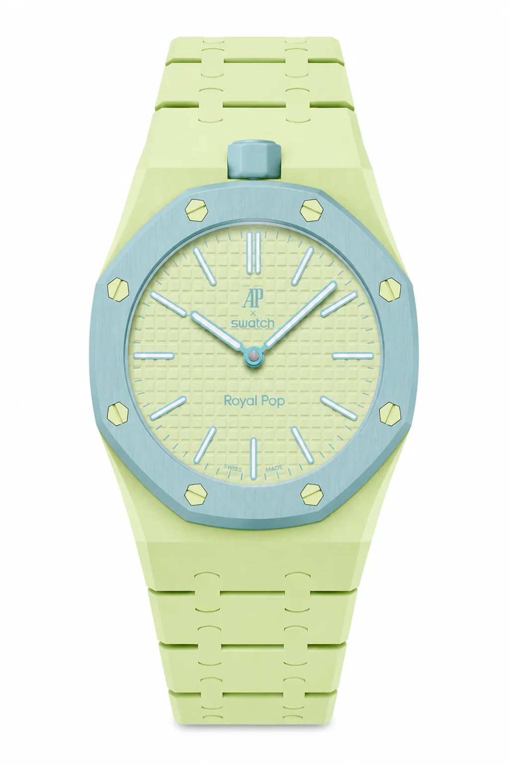 Ceramic Strap Wrist Band Bracelet Mod Kit For Swatch X AP Royal Pop