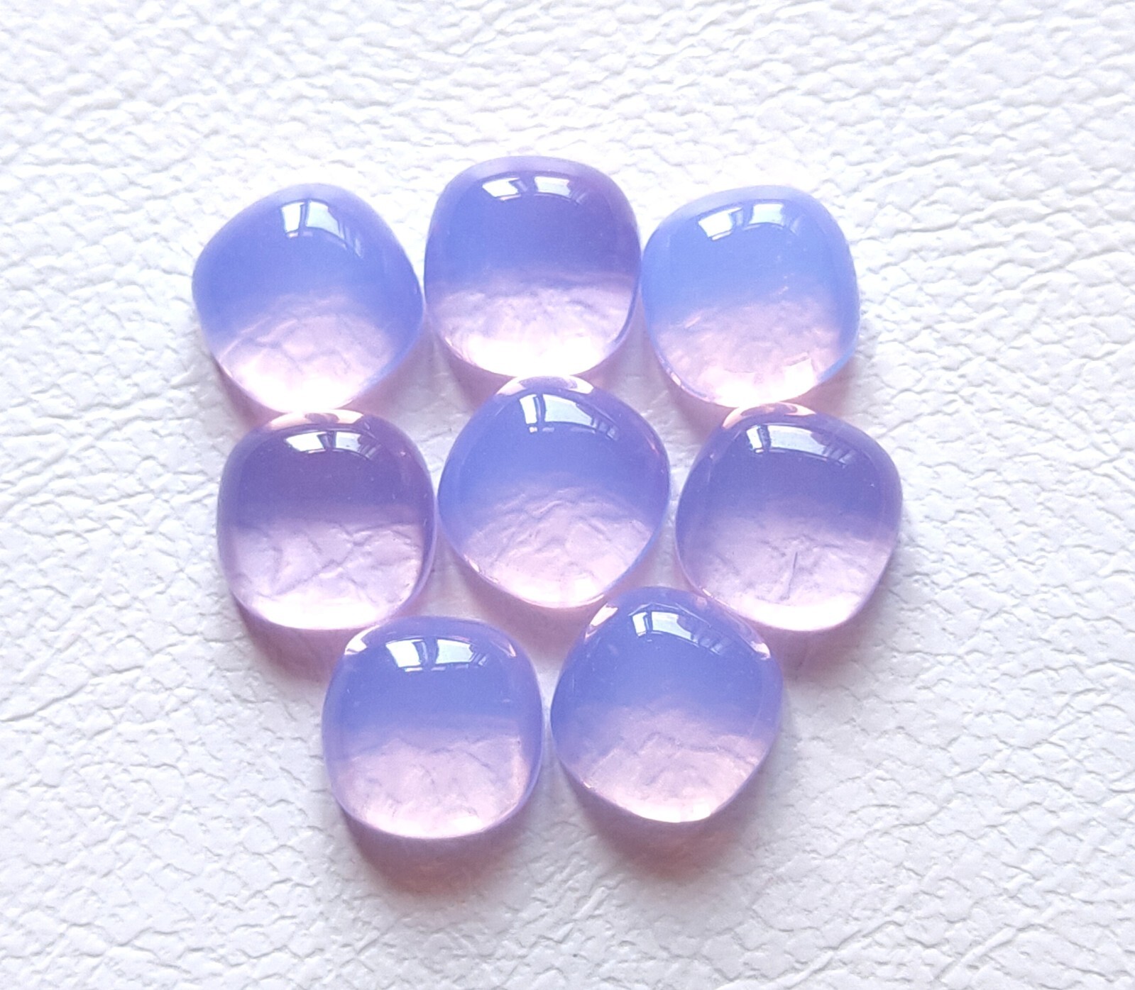 Beautiful Lavender Quartz Gemstone Cabochon, Wholesale Cushion Loose Gemstone