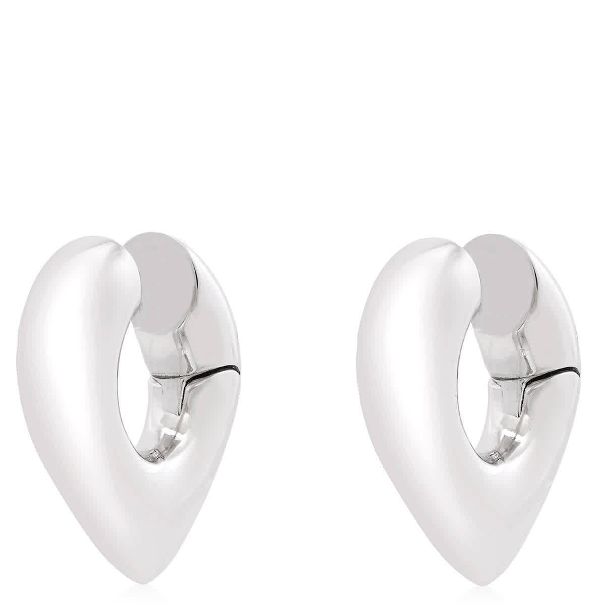Burberry Sterling Silver Thorn Hoop Earrings