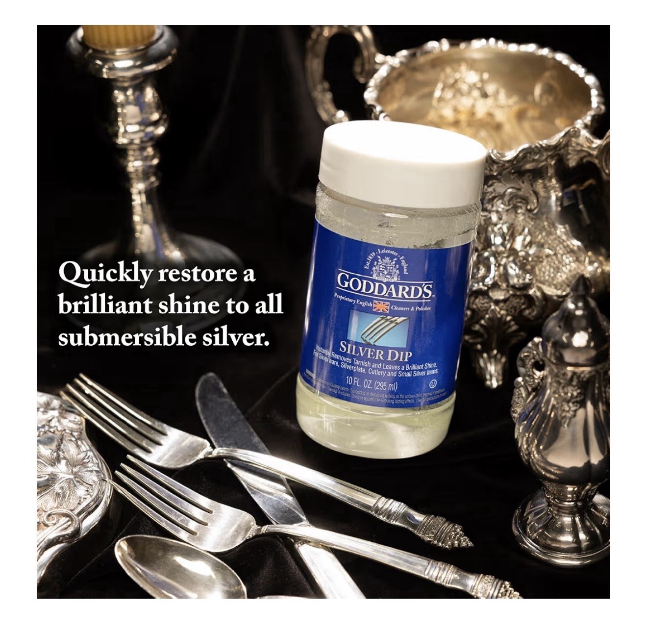 Goddard’s Silver Cleaner Dip – Silver Jewelry Cleaner Solution for Filigree M…