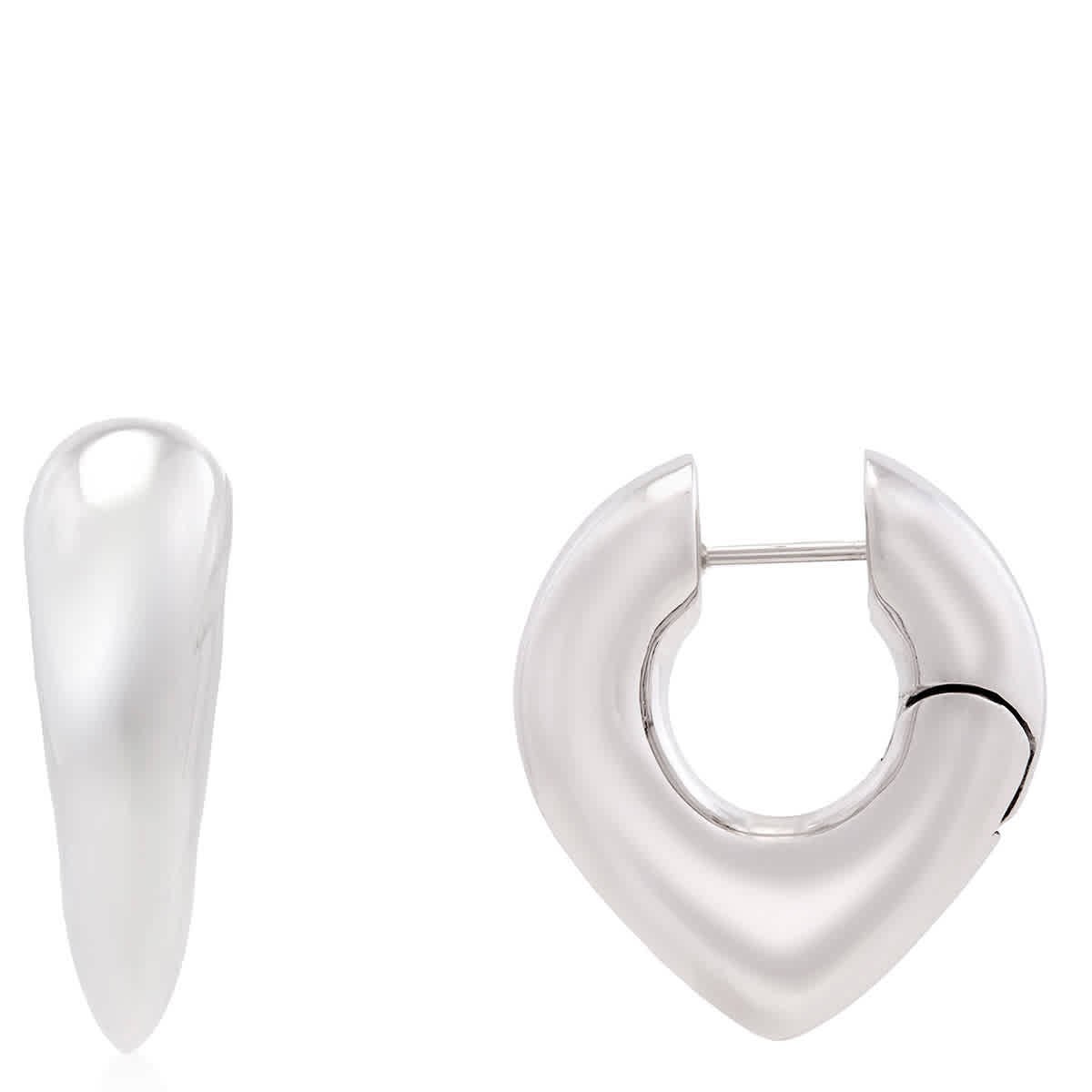 Burberry Sterling Silver Thorn Hoop Earrings