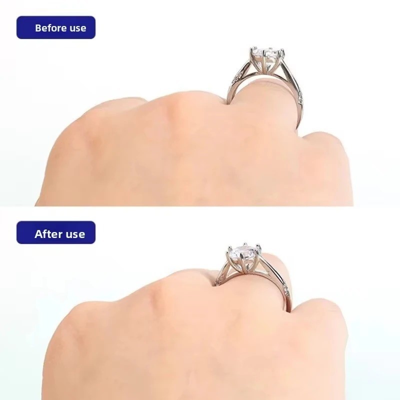 8 Sizes Clear Silicone Ring Sizer Invisible Adjuster Anti-Loss for Loose Rings