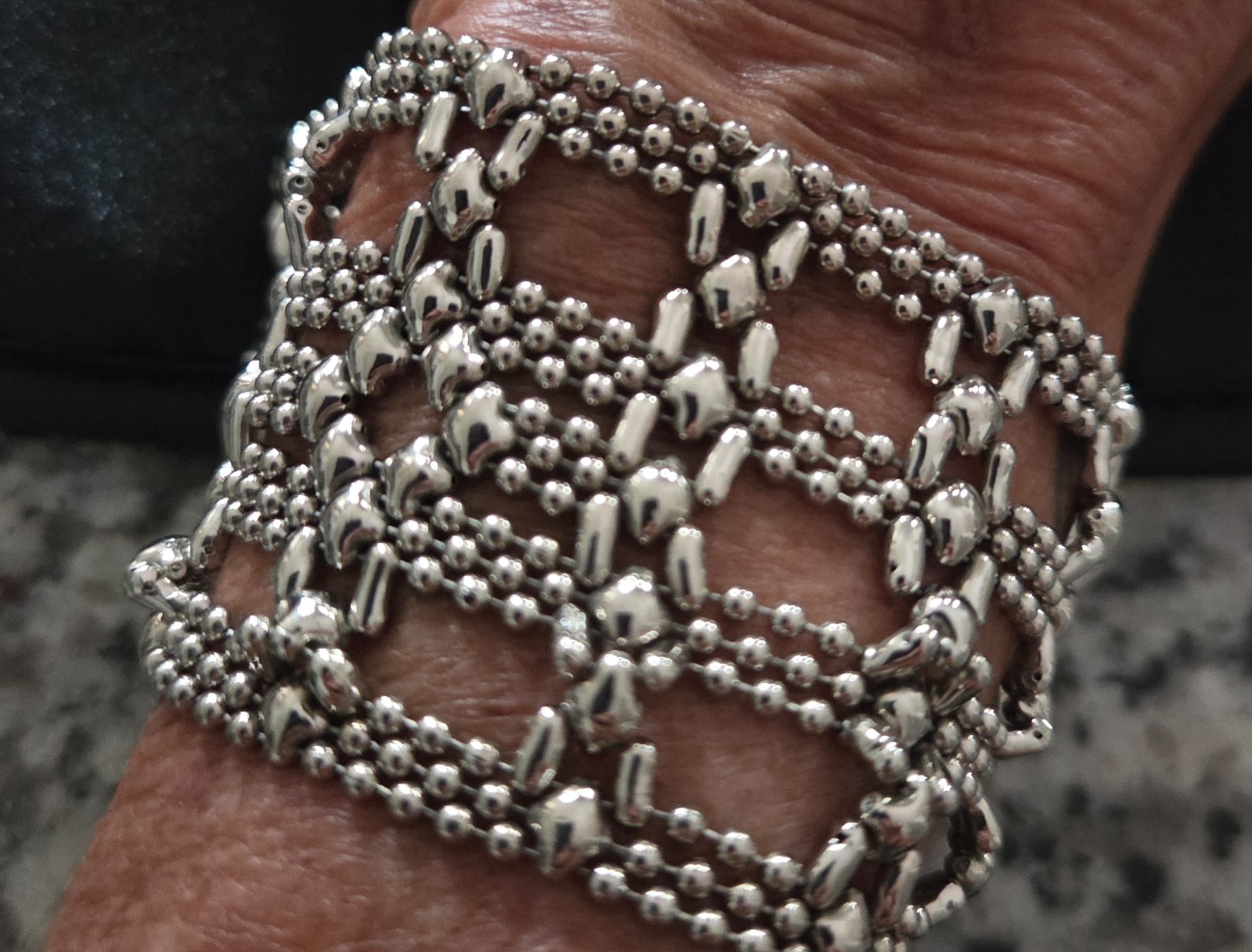 SERGIO GUTIERREZ LIQUID METAL BRACELET