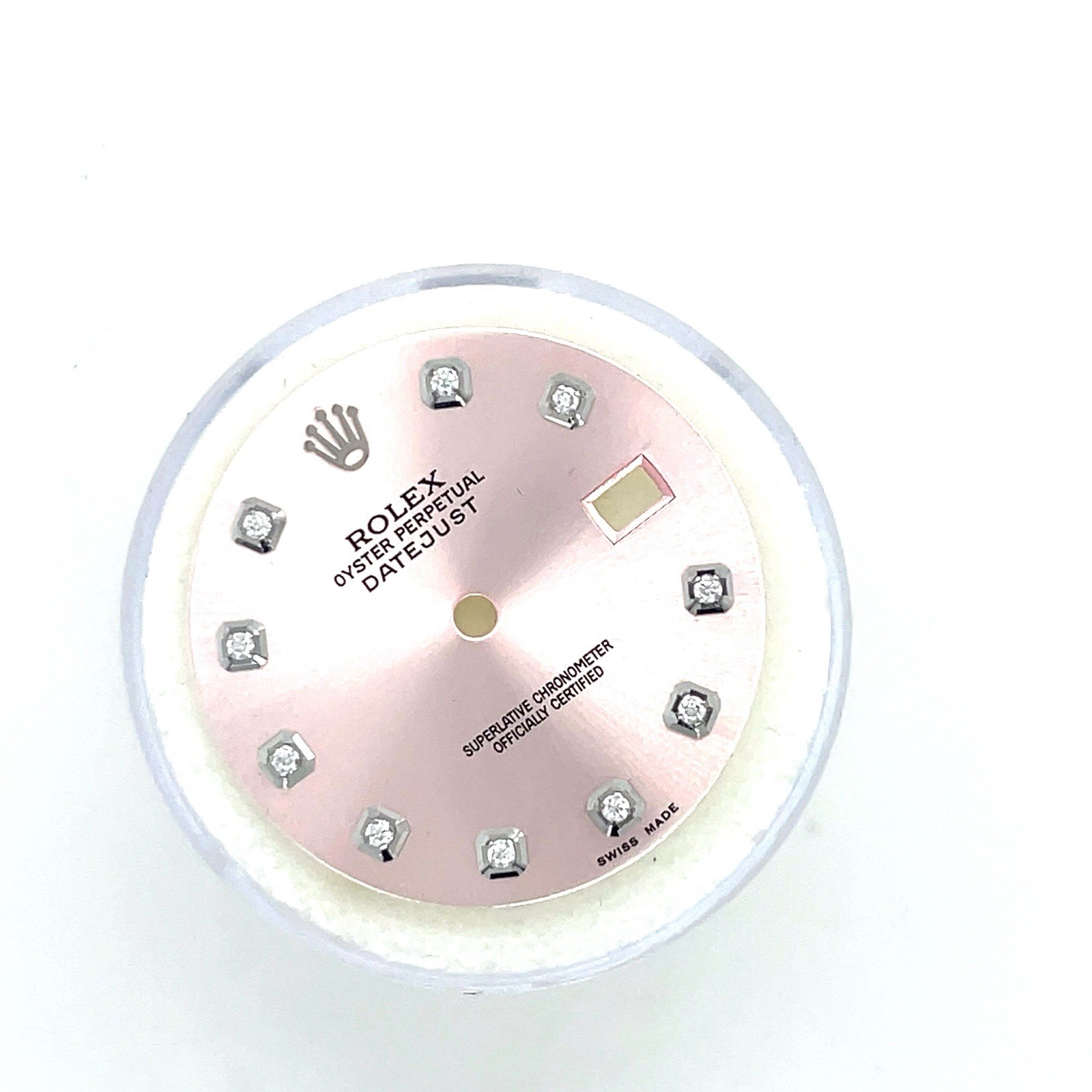 Rolex 36nn Custom Pink Diamond Dial for Datejust / Date 36mm