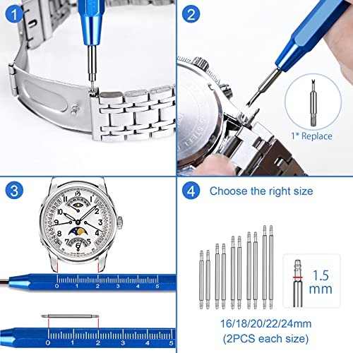 Watch Link Removal Tool Kit – Bracelet Bracelet Repair Tool – 2 Pieces