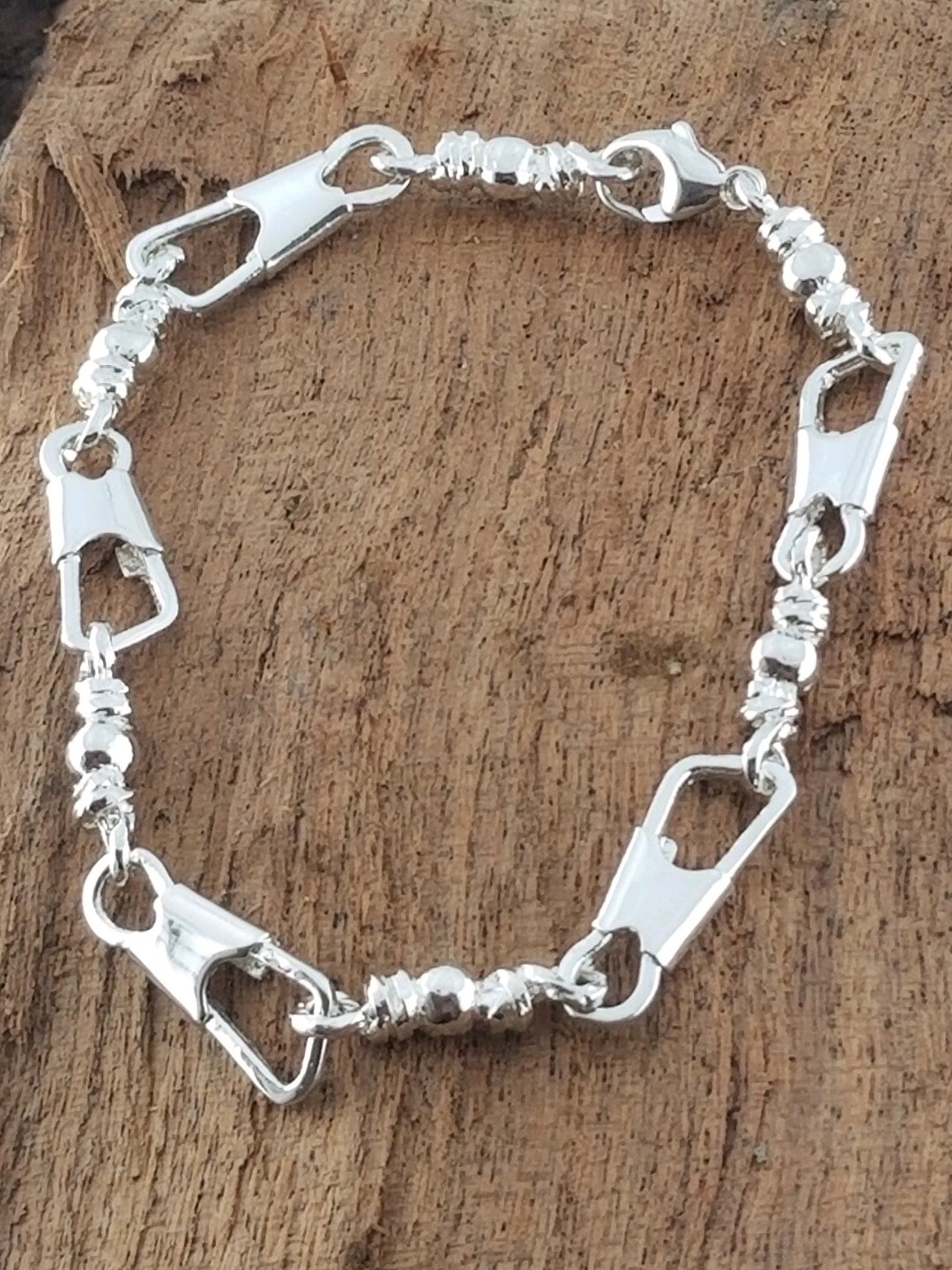 ACTS Bracelet Sterling Silver Fishers Of Men Bracelet/Walk to Emmaus. Beautiful!