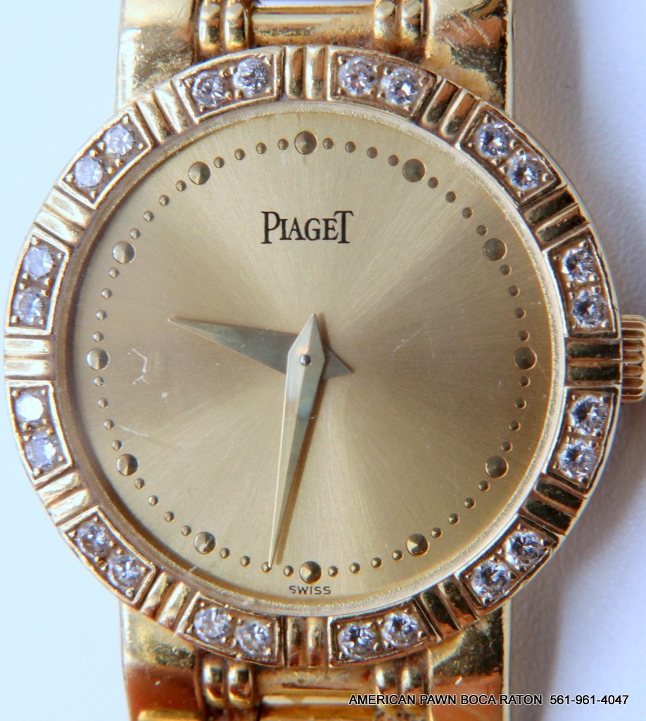 Piaget Dancer 18k Yellow Gold Diamond Champagne 23mm Watch 80564 K 81 works