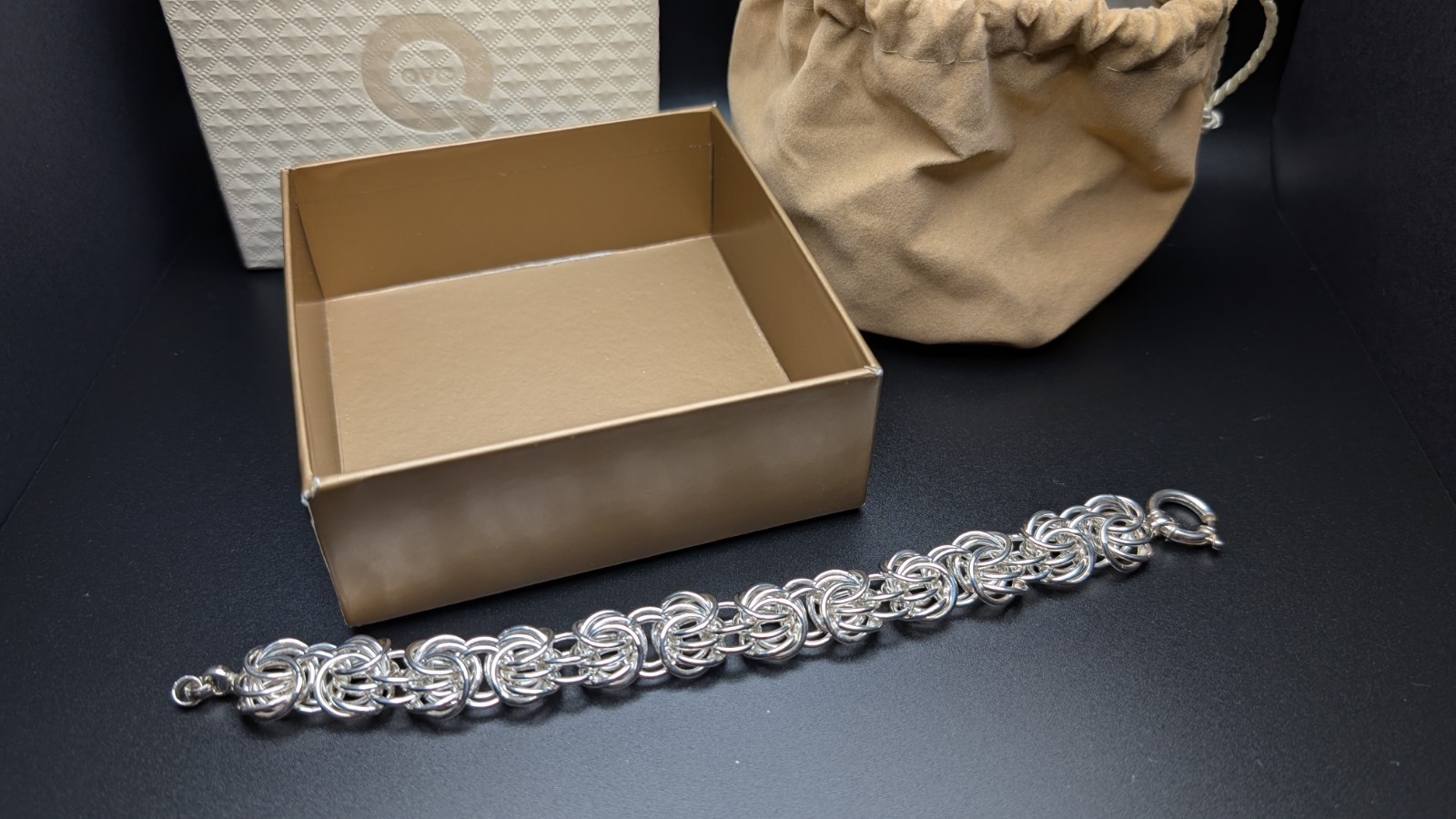 QVC Byzantine 925 Sterling Silver Bracelet New