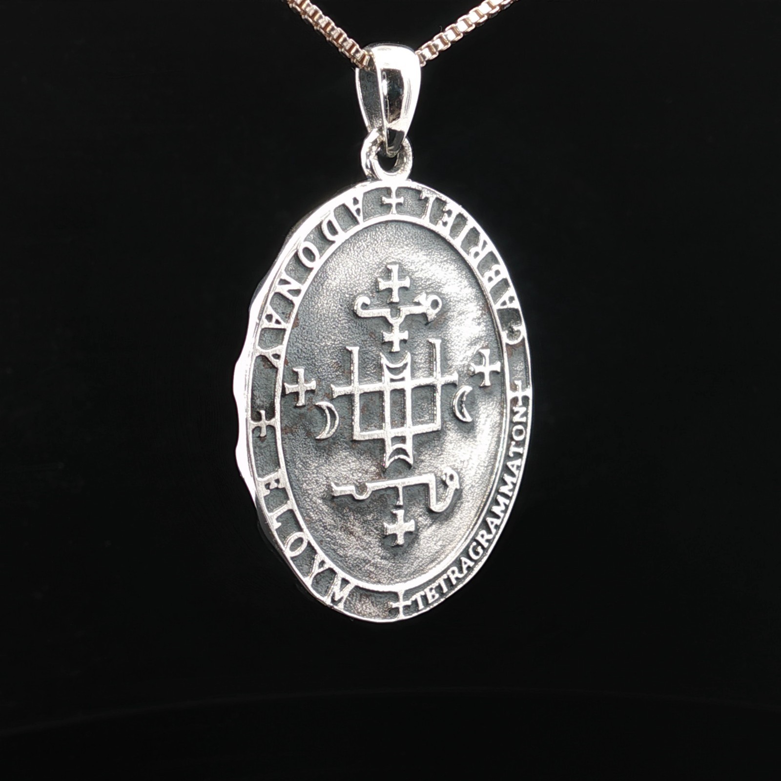 925 Sterling Silver Archangel Gabriel Necklace