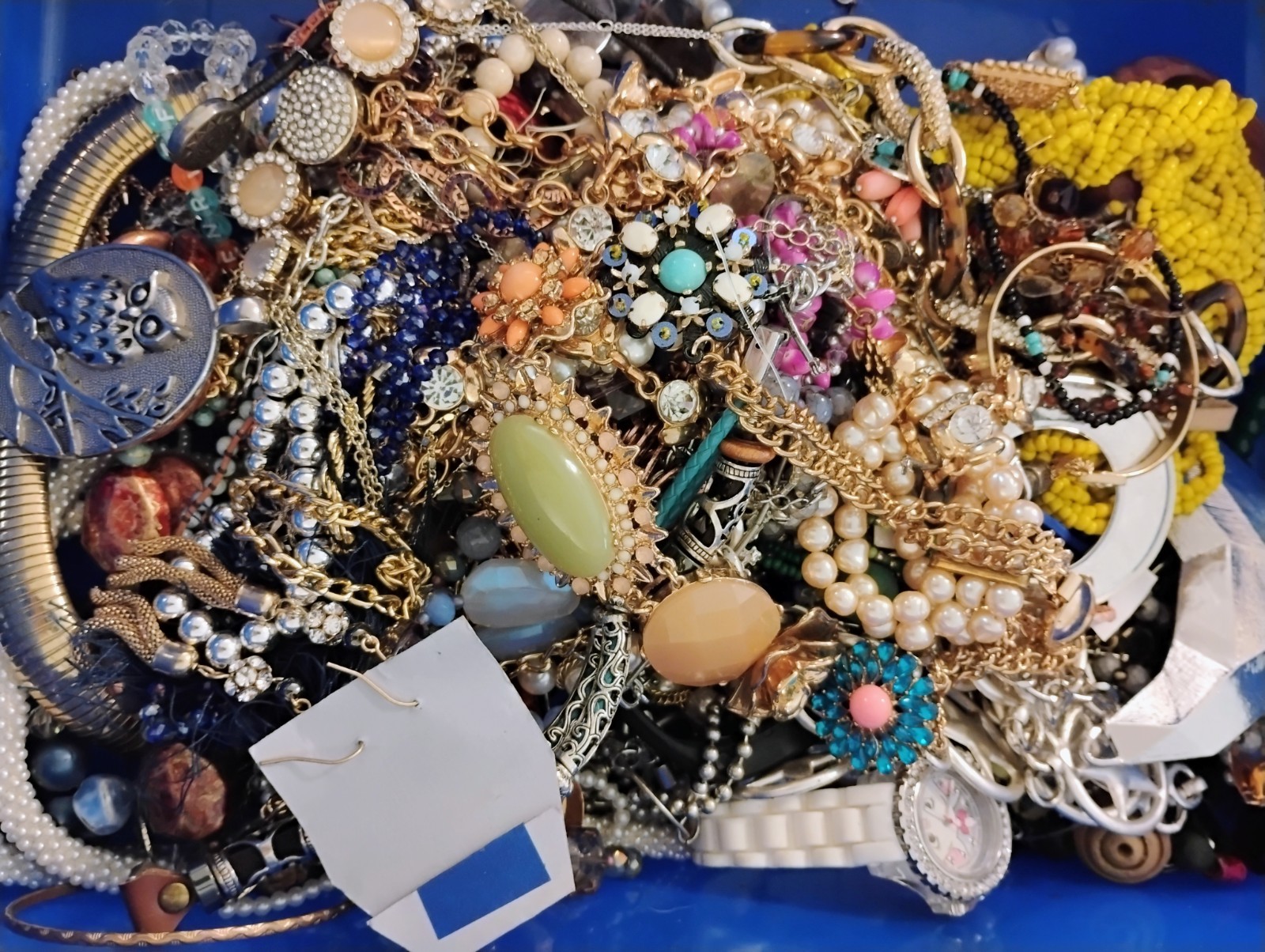 3 Lbs Pound Unsorted Bundle Lot Box Vintage NWT Junk Wearable Resale Tangled In