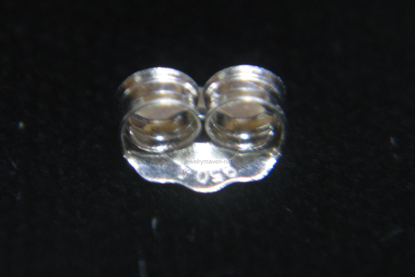 SINGLE 4.2mm Lightweight Friction Tension SOLID PLATINUM 950 Earring Back Nut US