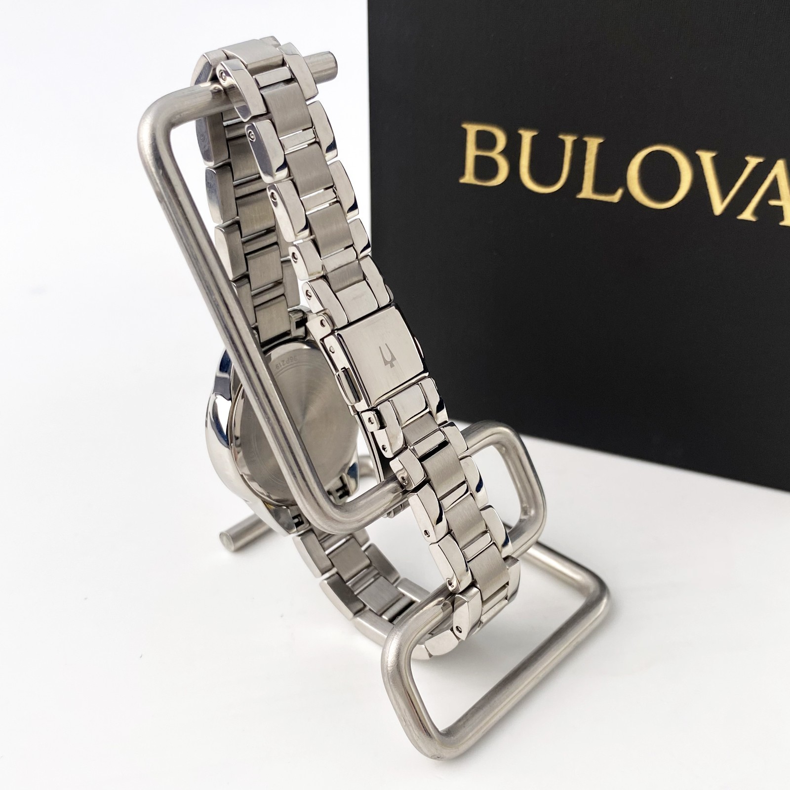 Bulova Sutton White Diamonds 28mm White Dial Women’s Watch 96P219