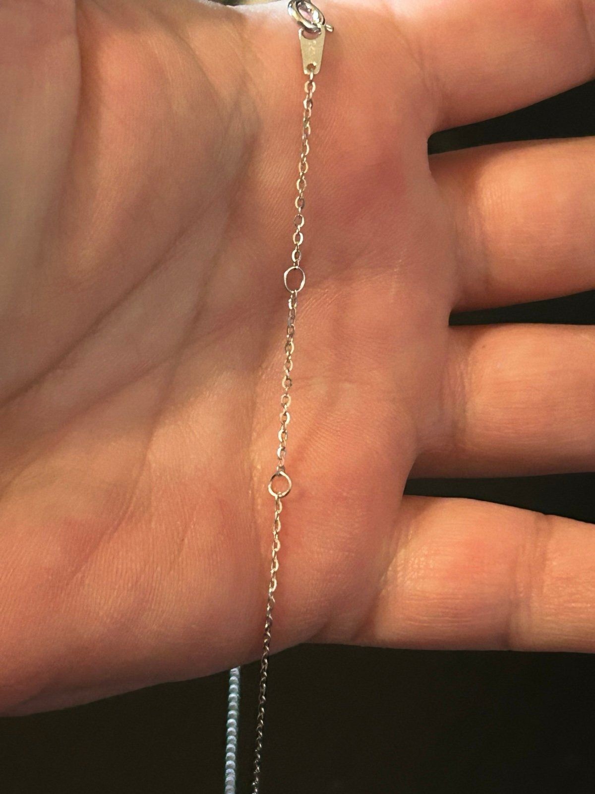 925 Sterling Silver Necklace with 2 Heart Pendants