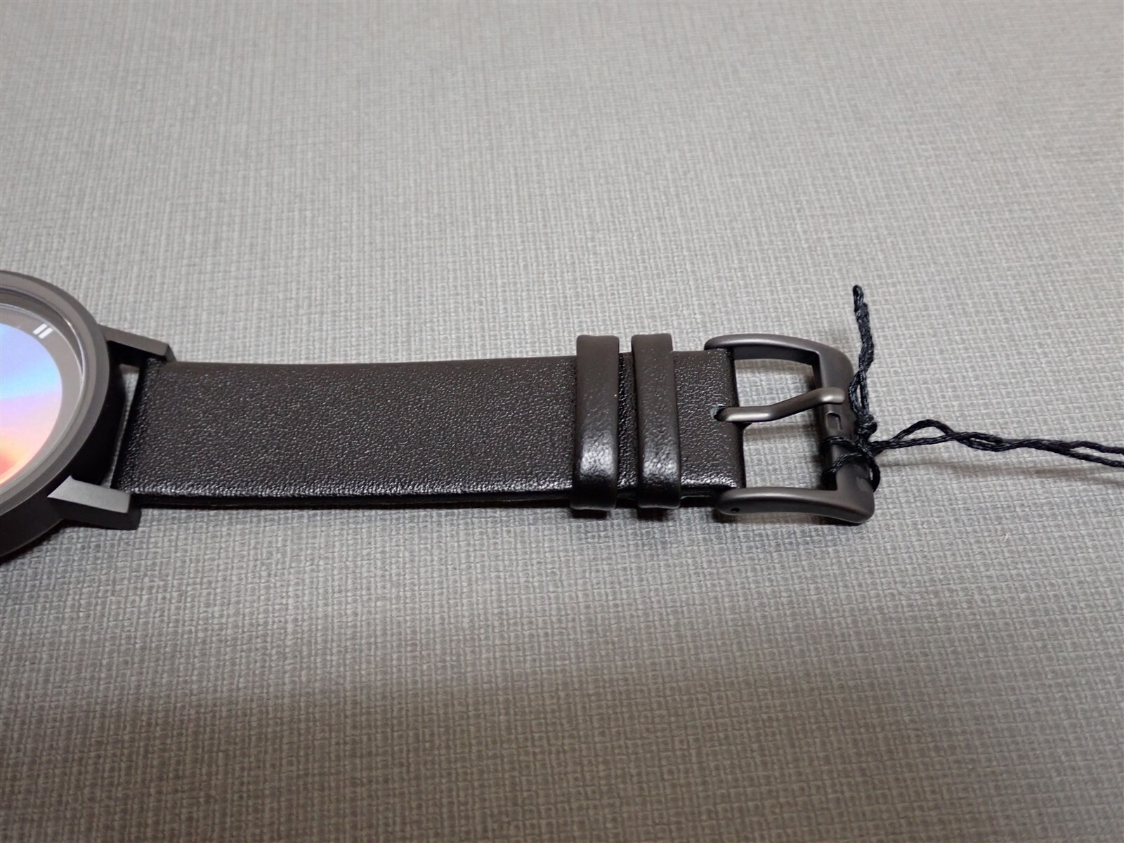 NEW Projects Watches PJT-7520 CD Watch 40mm Black Leather Strap Watch