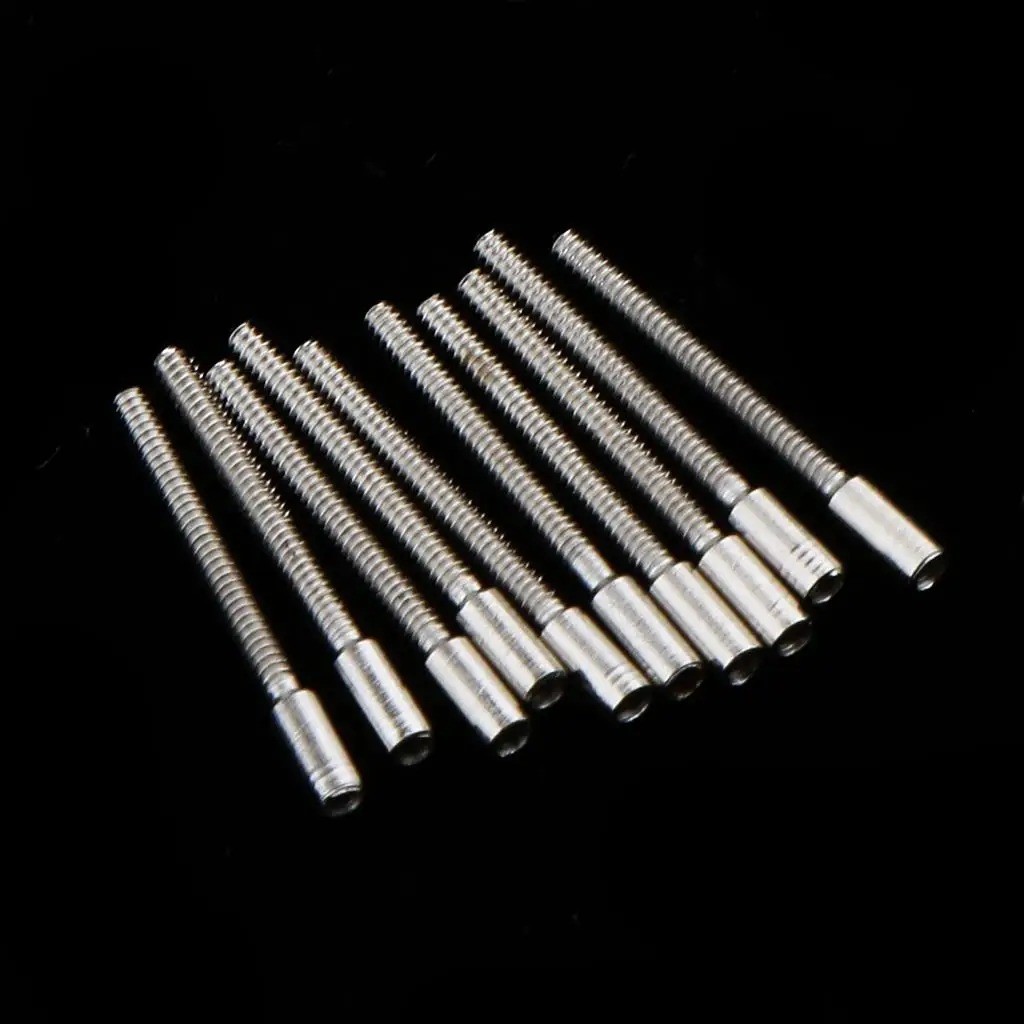 10pcs Watch Crown Stem Extensions 0.9mm Thread Repair Extender Kit