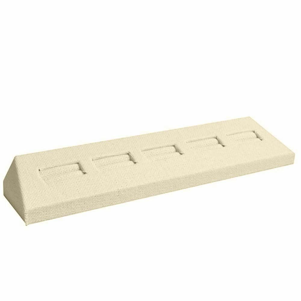 Tan Linen Jewelry Ring Display Tray Organizer Holder Ring Display ~ 3 styles