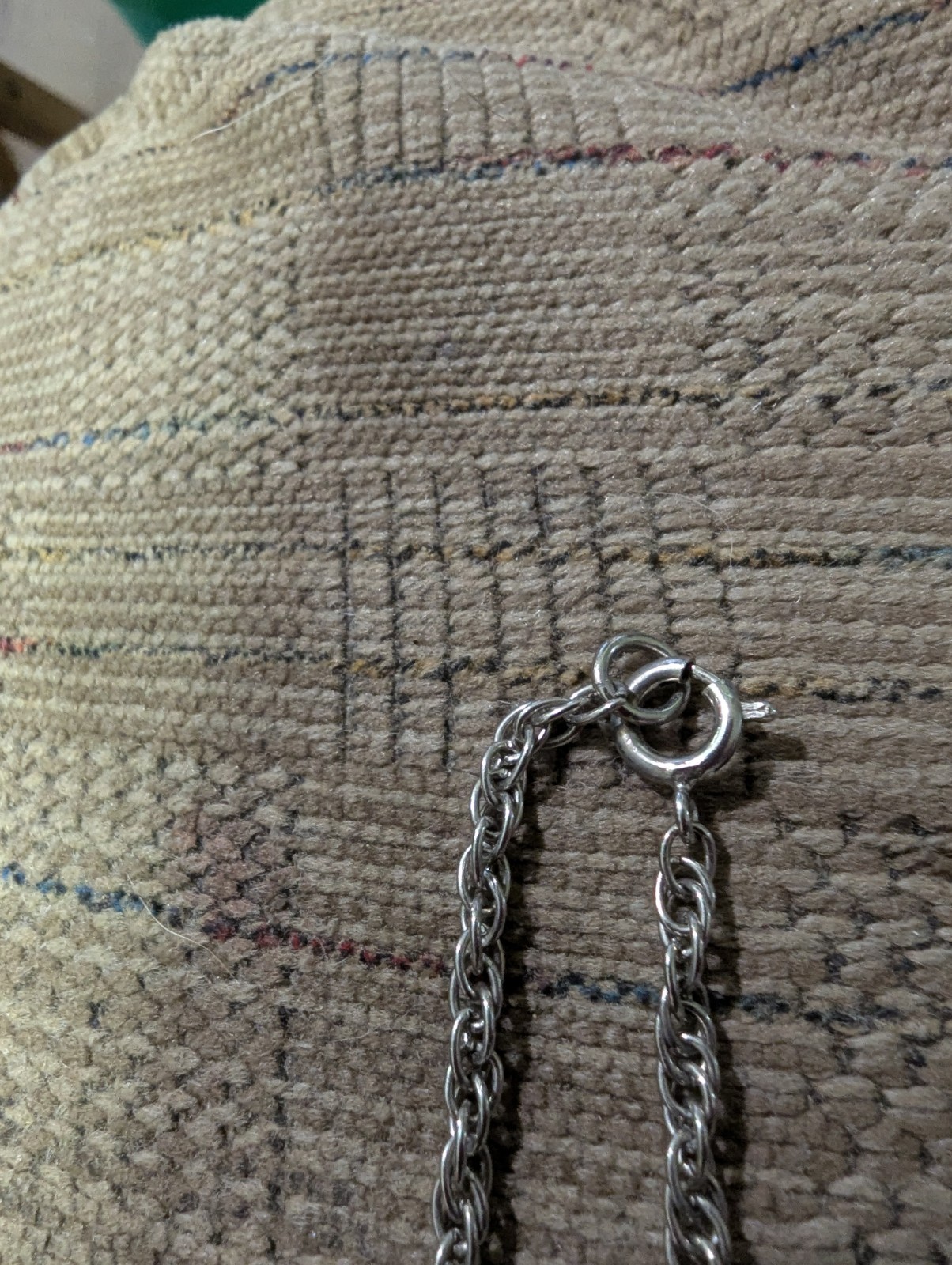 Silver And Gold Colored Necklace/Extra Long. Nice Piece For Everyday Wear