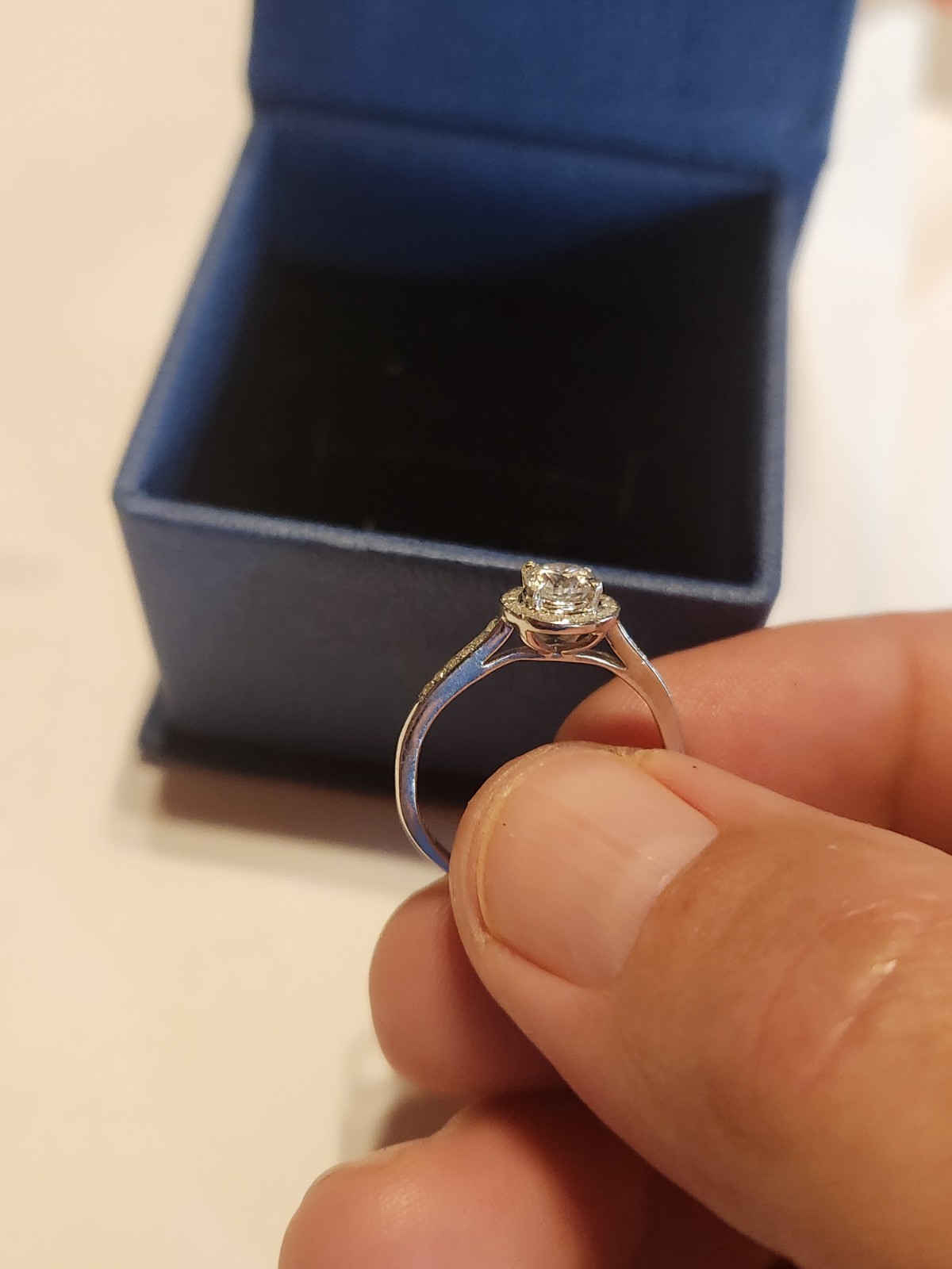 .6ctw GDGL certified natural African diamond white gold over 925 sliver ring 7.5