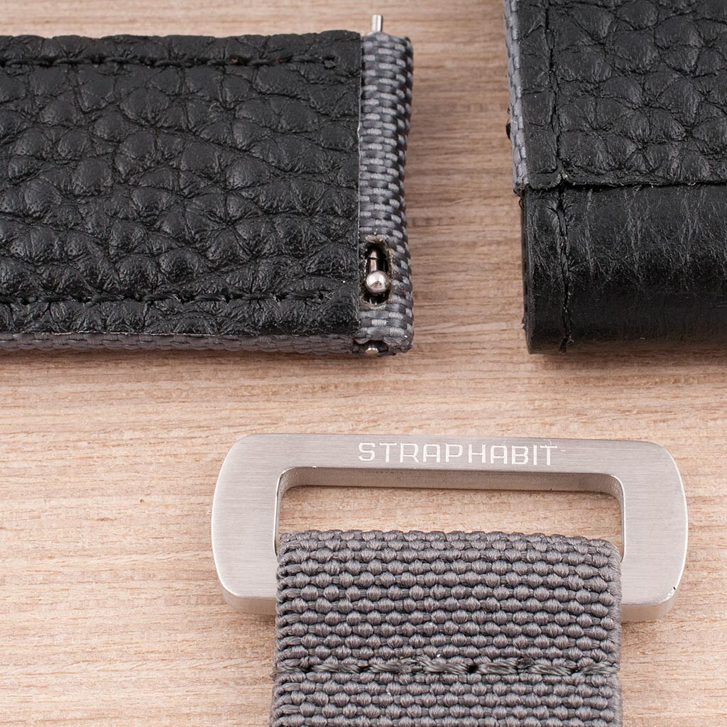 Hook and Loop Elastic Parachute Watch Strap Band Nylon Replacement Seiko Citizen