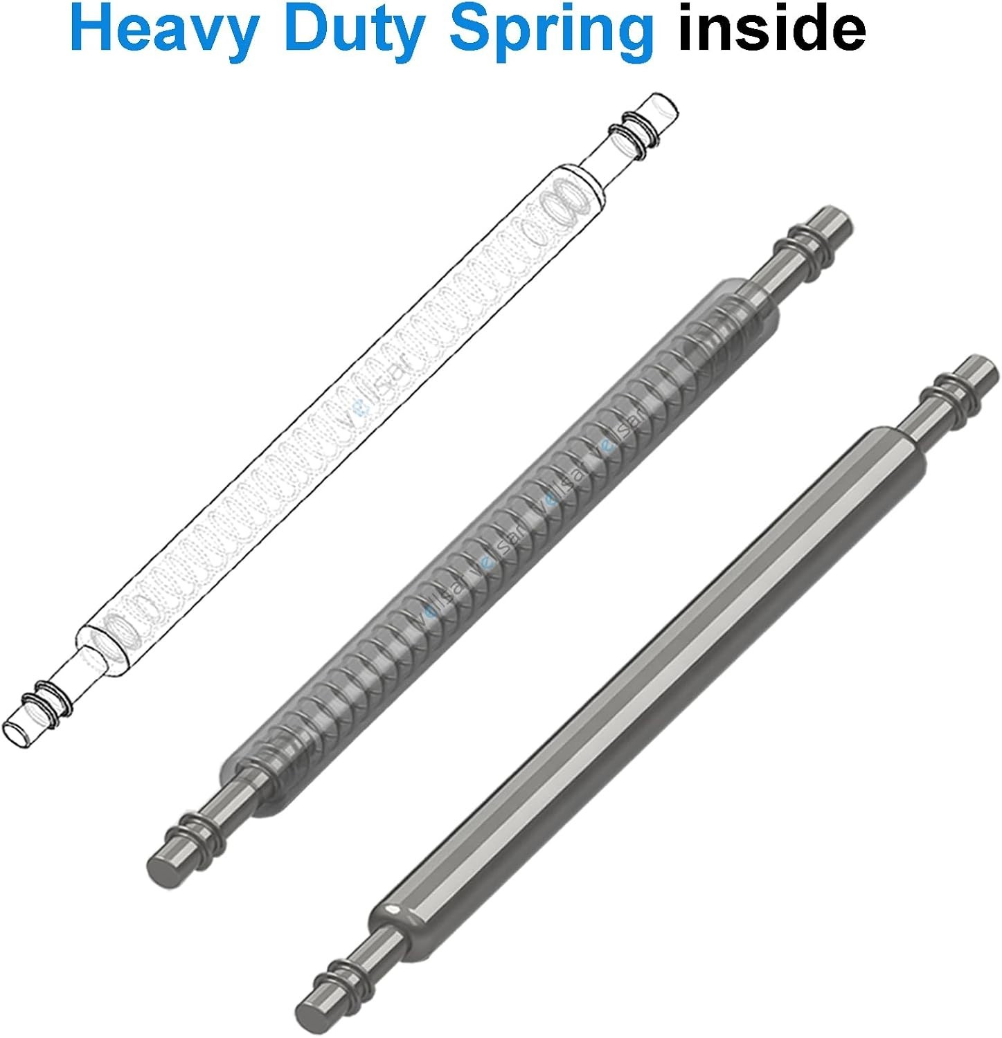 Watch Band Pins Spring Bars Tool Kit, 1.5mm & 1.8mm Thickness | Heavy Duty, C…