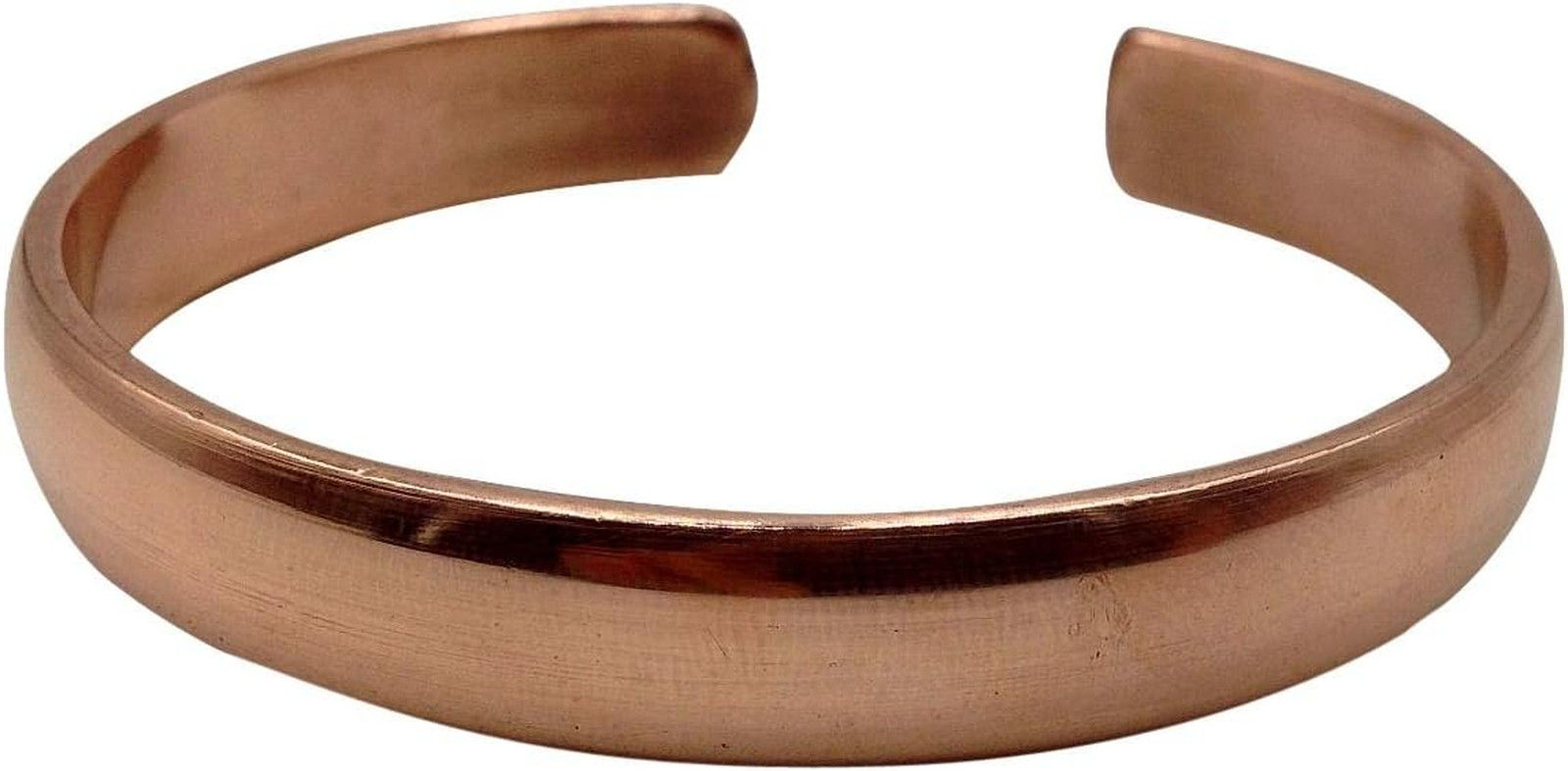 Healing Lama Hand Forged Copper Bracelet 7 Inch Uncoated Lead Free Calming