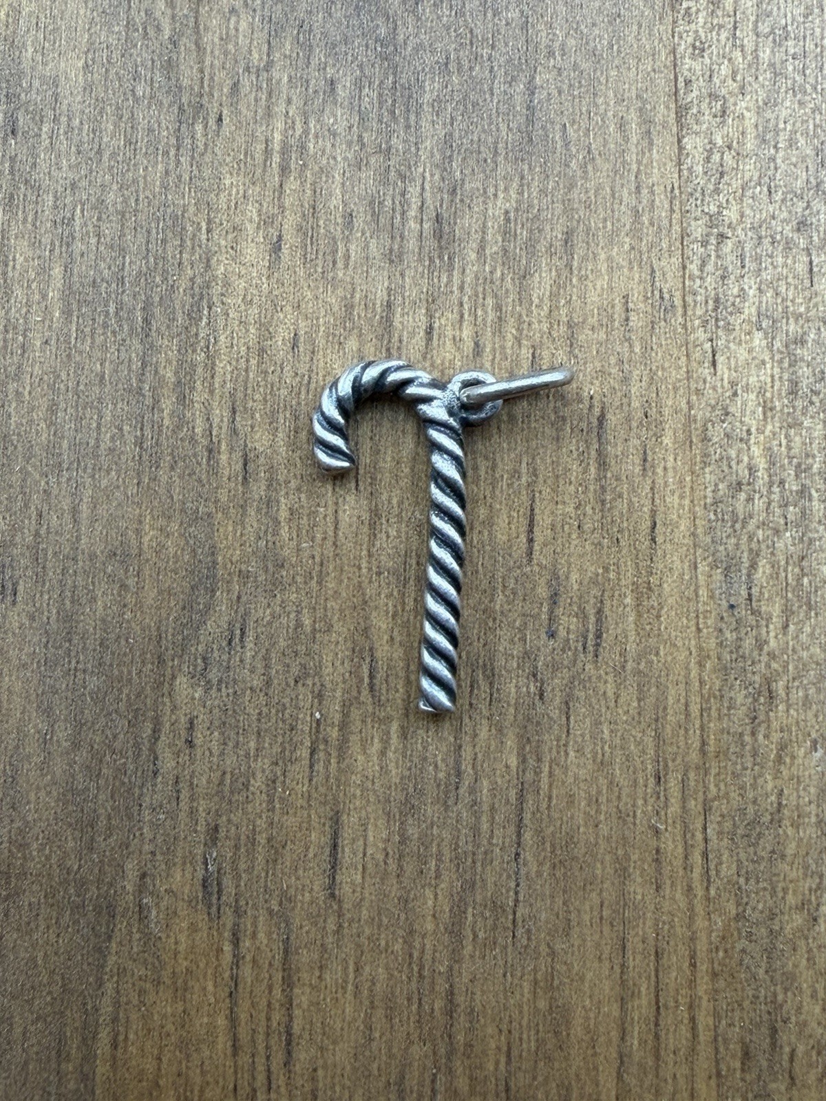 James Avery Retired Candy Cane Christmas Charm Uncut Loop No Mark