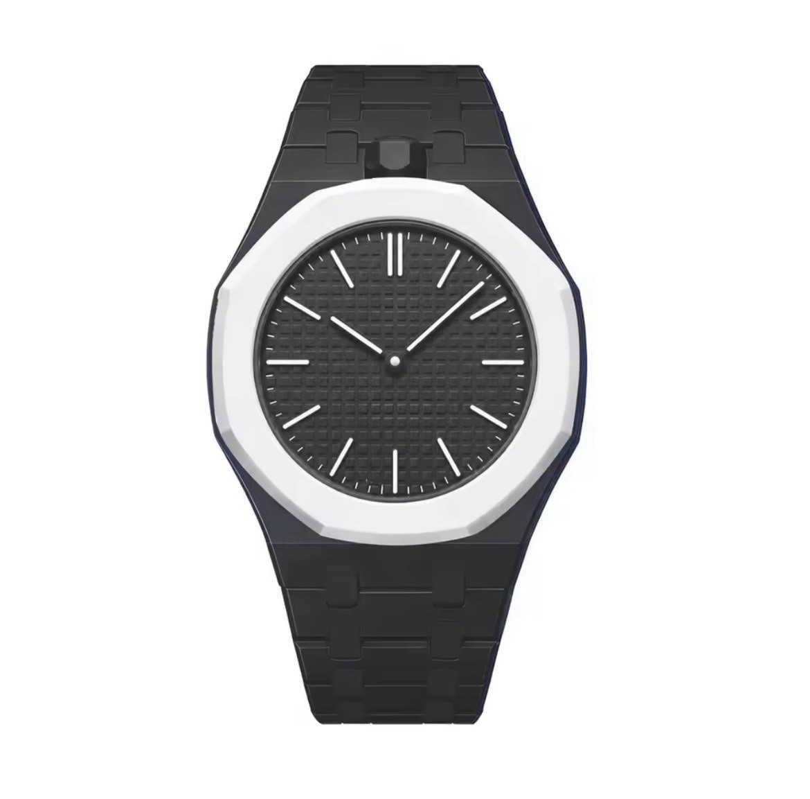 AP x Swatch Royal Pop Integrated Link Ceramic Bracelet Band – Midnight Black