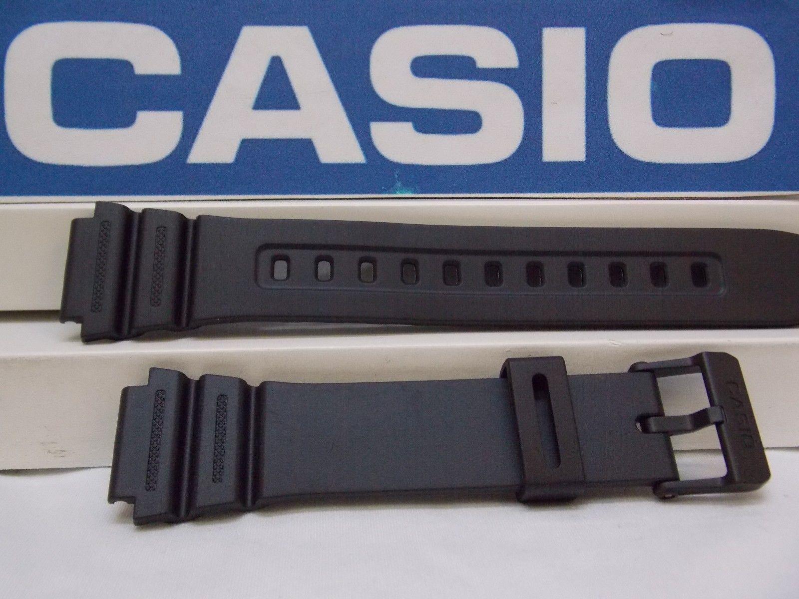 Casio Watch Band F-108, AE-1200, AE-1300 Black Rubber Strap