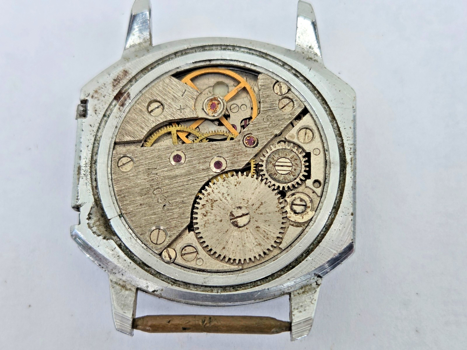 Russian Soviet Watch Raketa Rocket For The Blind Not working for parts US Seller