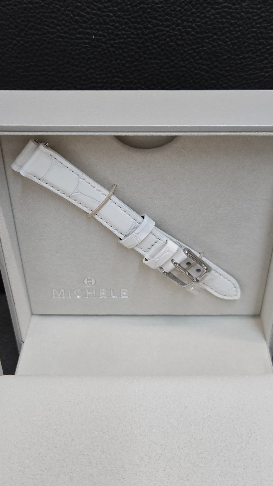 Michele Meggie MMW33B001 Set, Two-Tone Diamond Dial, 7″ Band, 29mm Case Watch