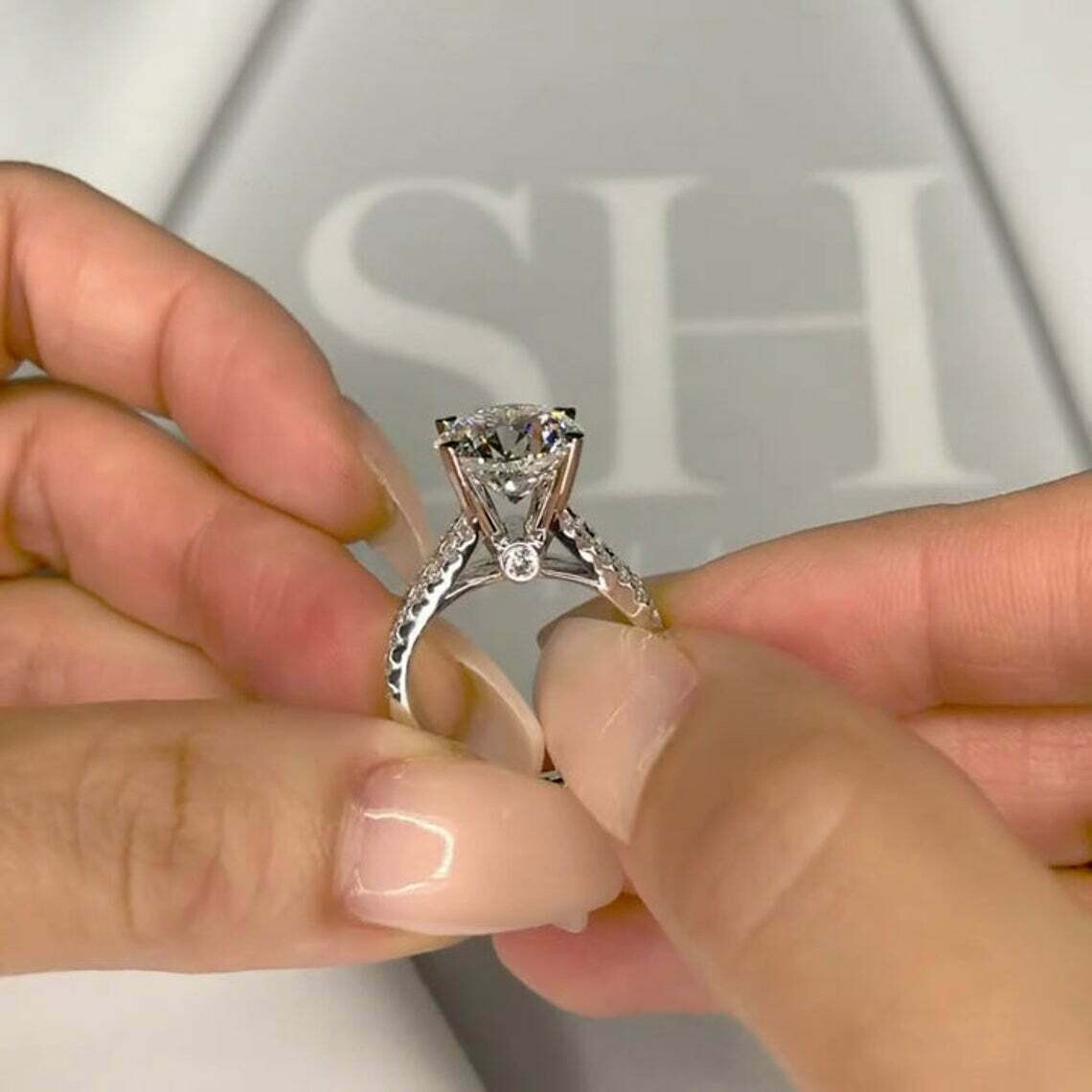 1.50 Ct Lab Created Round Diamond Wedding Ring 14K White Gold Finish