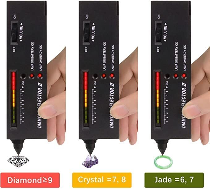 Diamond Selector V2 Portable Diamond Tester with Case & Gemstone Platform