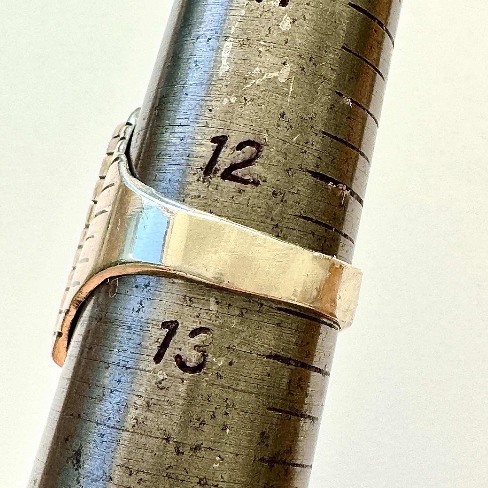 Turquoise Multi Stone Inlay Mens Ring Sz 12.5 Navajo Sterling Signed T Jack 22mm