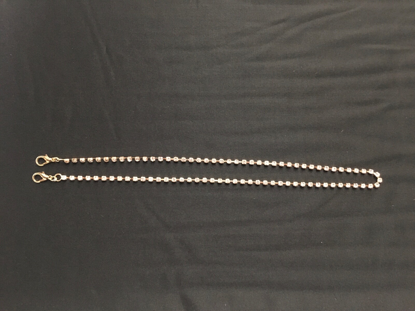 Face Mask Chain Holder Glasses Chain With Clear Stones Easy ON/OFF Lightweight