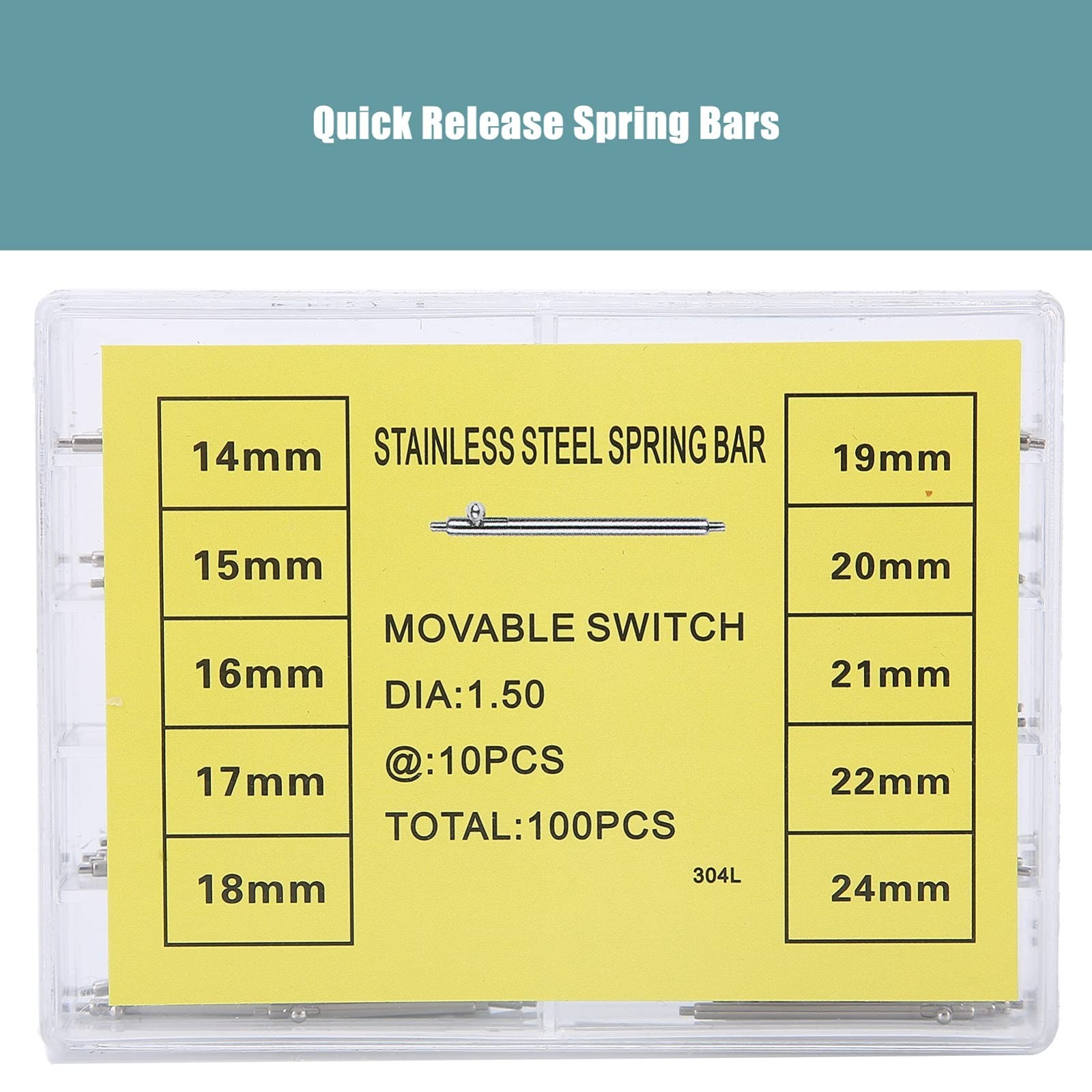 Quick Release Spring Bars Pins for Watch Repair – Strap Link Pins Accessories