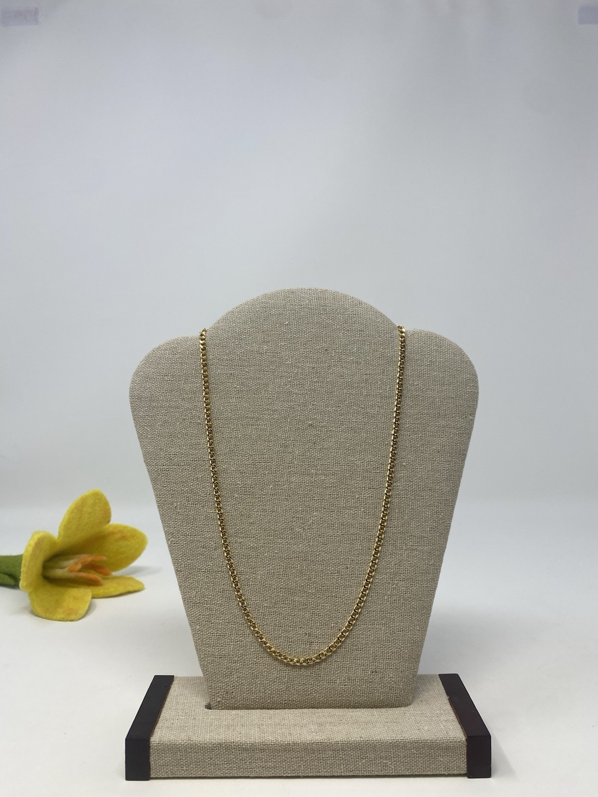 14K Gold filled, 17.5″ long, 0.05″ thick (1.3MM) gold chain (GC-10)