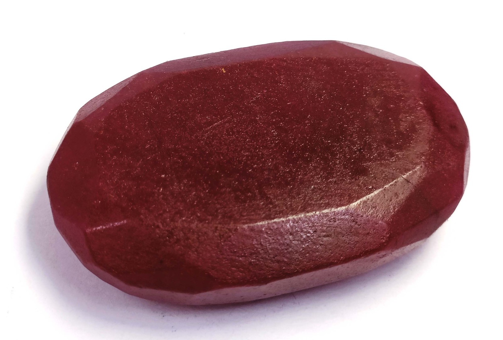 Spectacular Quality 124 Ct Natural Red Ruby Oval Shape IGL Gemstone 6AHL