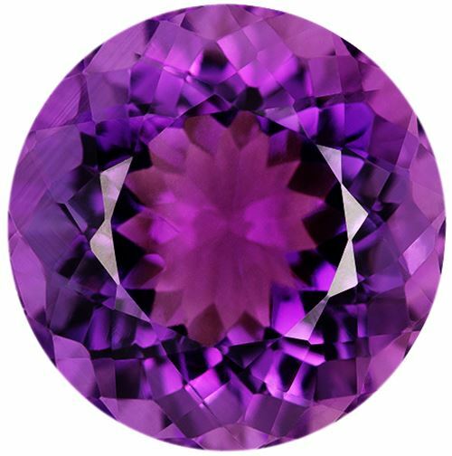 Natural Fine Rich Royal Purple Amethyst – Round – Brazil – AAA Grade