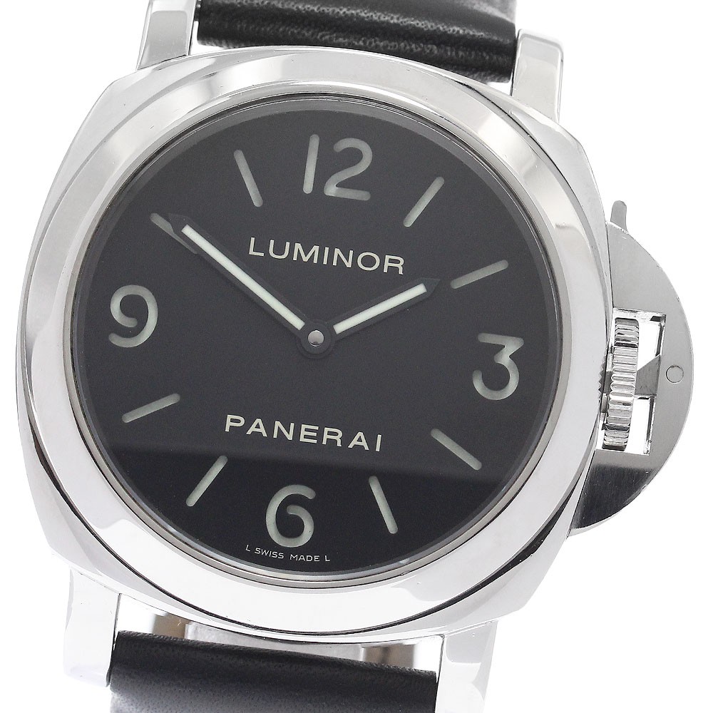 PANERAI Luminor Base 44MM PAM00112 black Dial Hand Winding Men’s Watch_960350