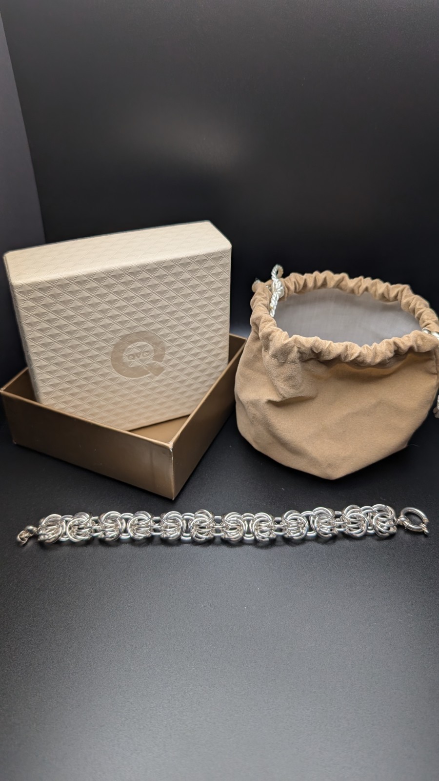 QVC Byzantine 925 Sterling Silver Bracelet New