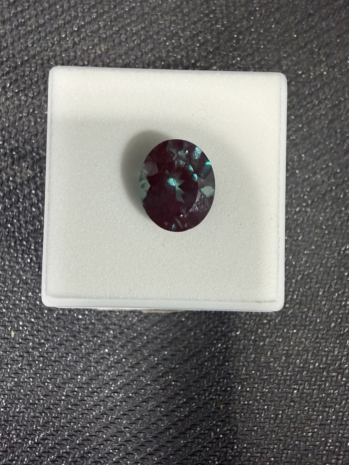 4.30ct Oval Lab Created Alexandrite 12x10mm Color Change Russian Synthetic Gems