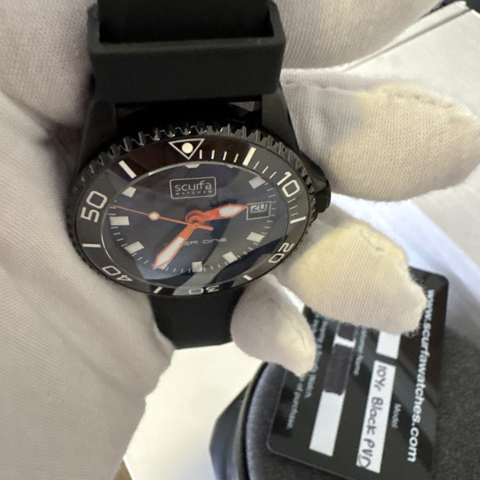 Scurfa Diver One Black PVD 10 Year Anniversary Edition Watch