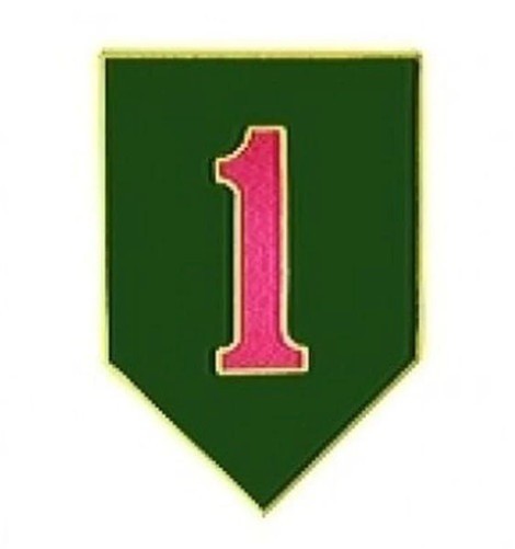 1ST INFANTRY DIVISION “BIG RED ONE HAT PIN 1 INCH