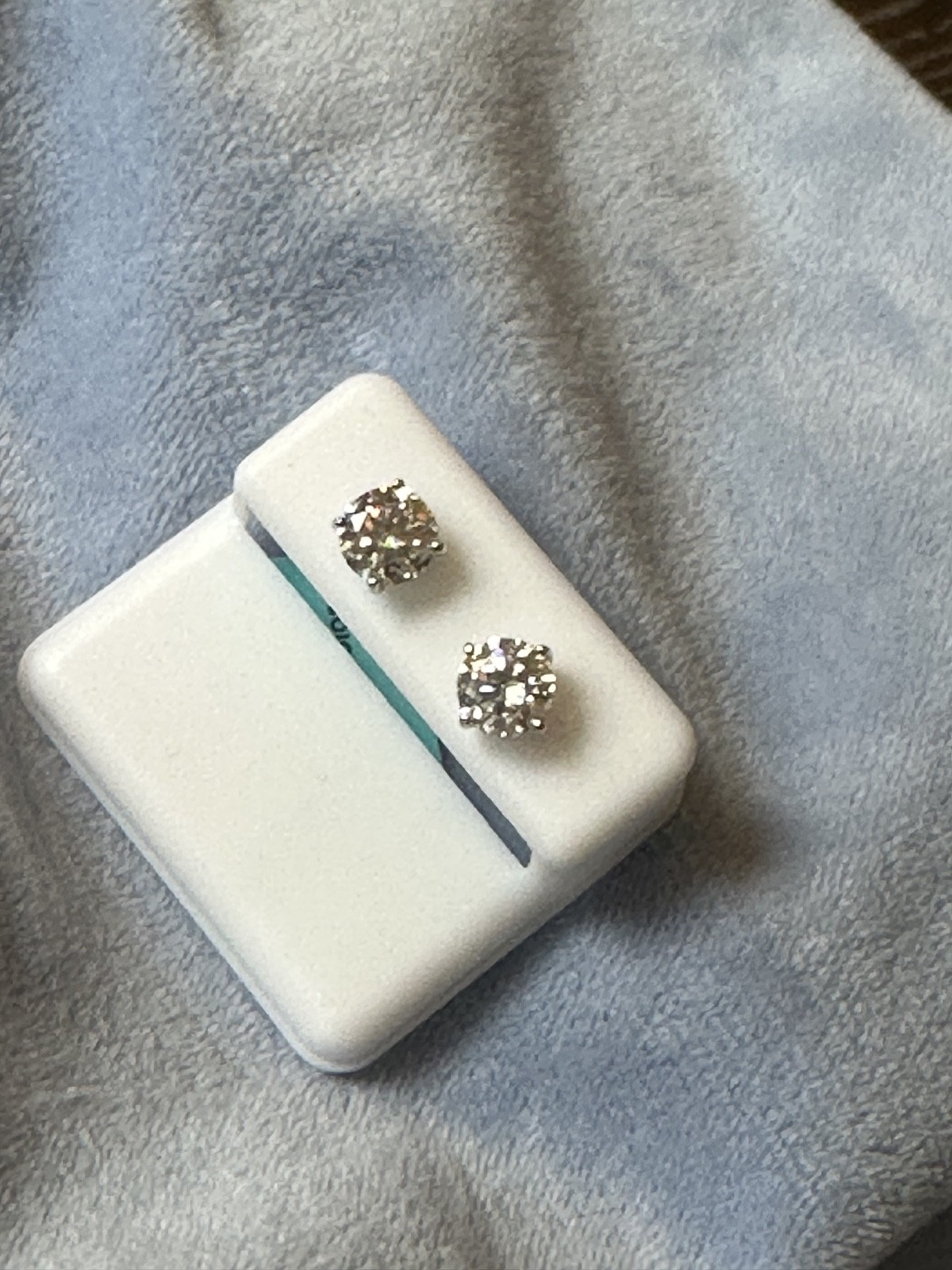 925 sterling silver moissanite earrings