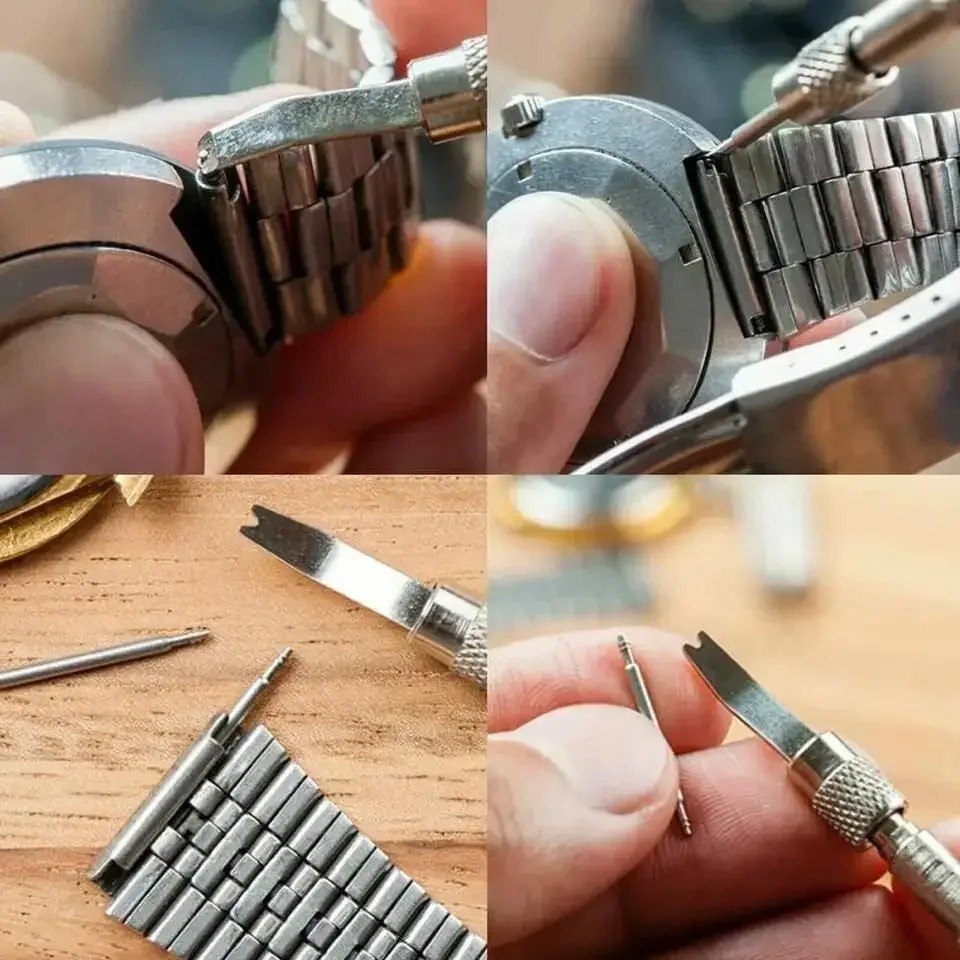 360Pcs Watch Spring Bars Pins Band Strap Link Repair Kit 8-25mm Remover Tool