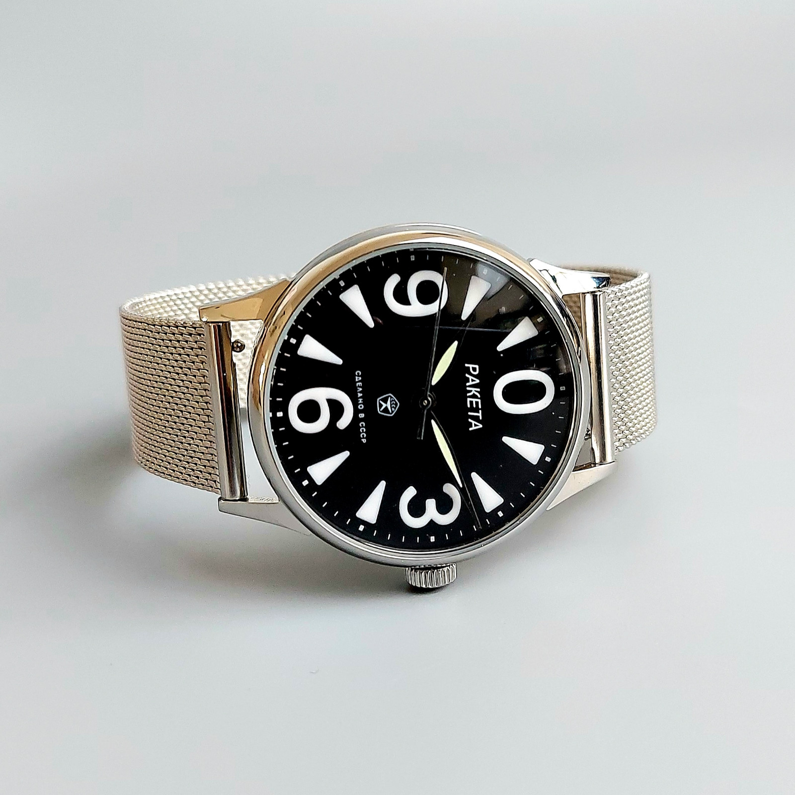 Raketa Vintage Wristwatch BIG ZERO Soviet Mechanical Men’s Wrist Watch