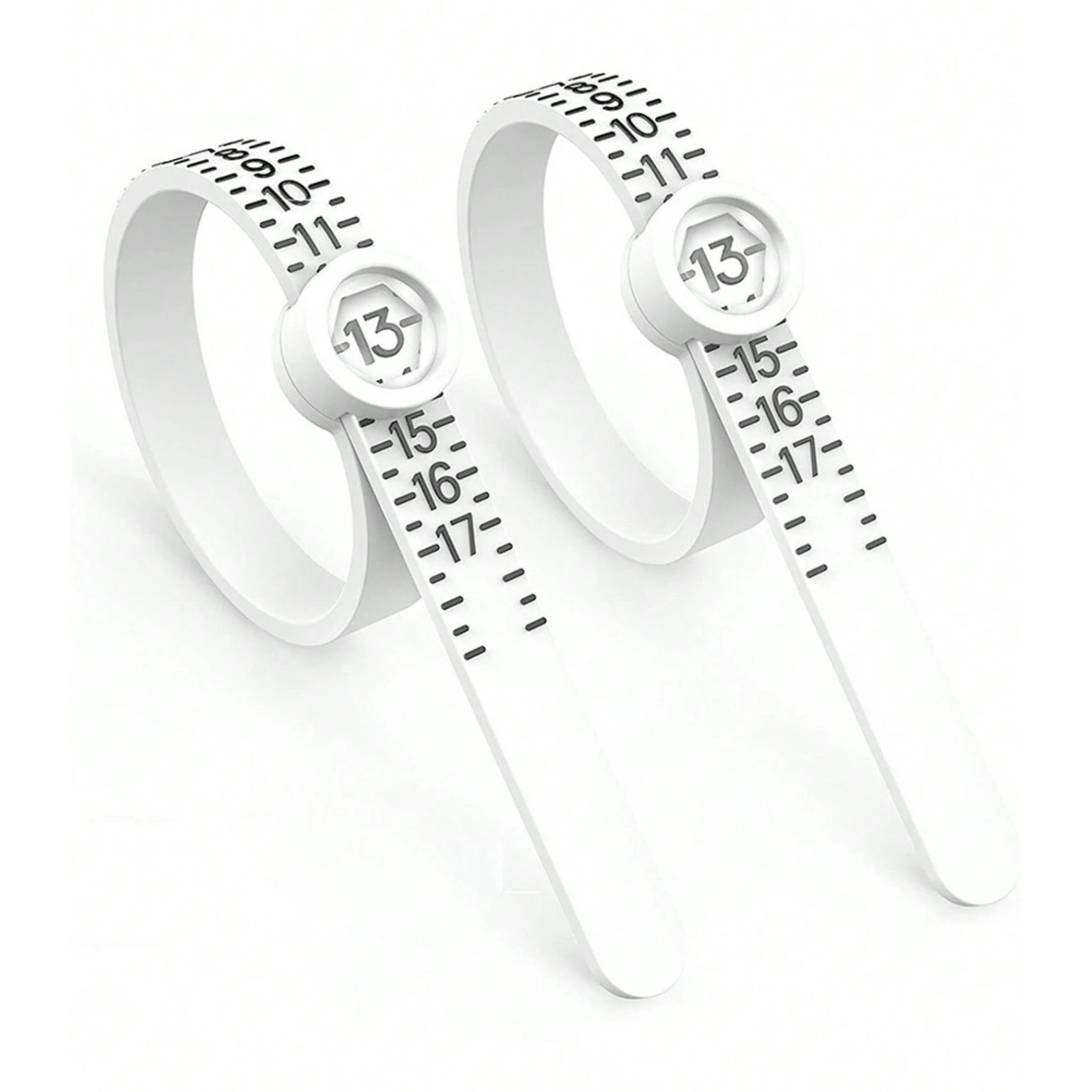 Ring Sizer Finger Measure Gauge US Sizes 1-17 Reusable Ring Sizer Measuring Tool