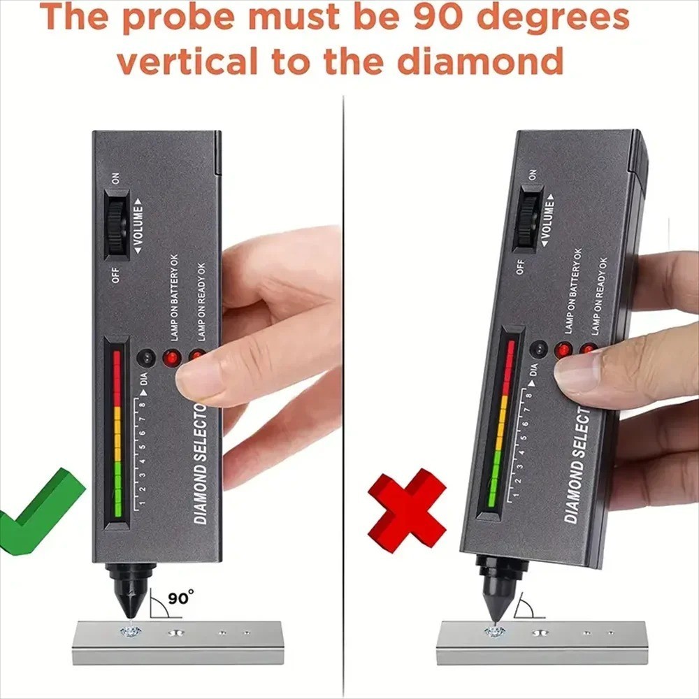 Gold Silver Diamond Tester Selector Gemstone Testing Kit Digital Electronic Tool
